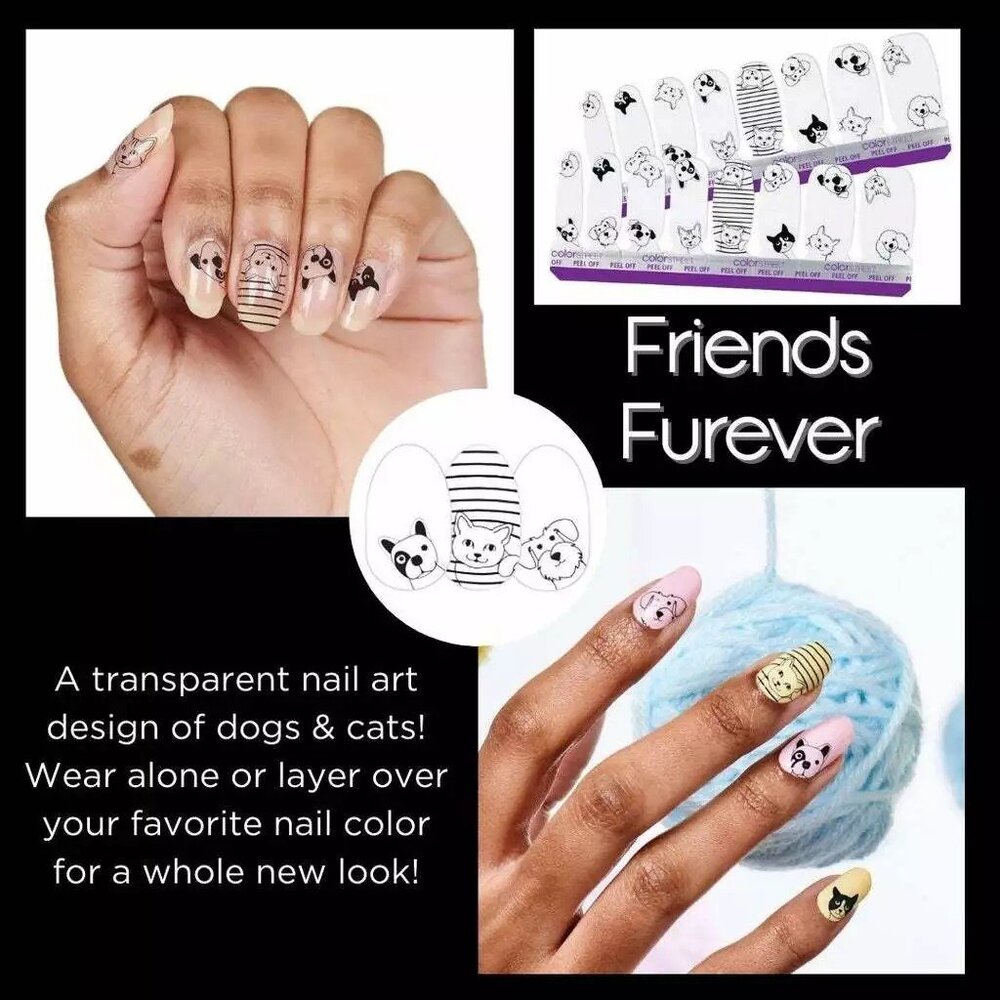 Color Street FRIENDS FUREVER Real Nail Polish Strips